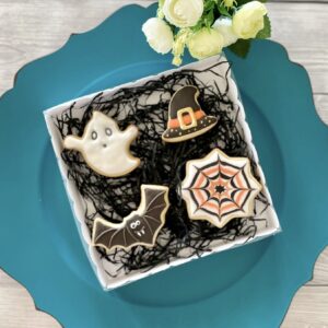Confezione 4 biscotti di Halloween