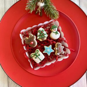 Confezione 6 biscottini natalizi -box 1-