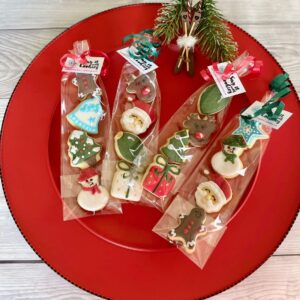 Confezione 4 biscottini natalizi